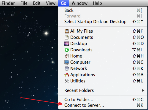 Открыть общий доступ к ОС Windows (SMB) в Mac OS X