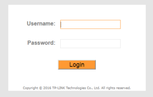 router login page