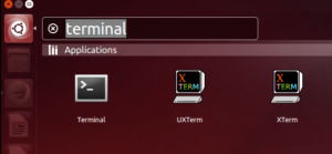 ubuntu search terminal